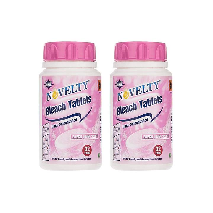 قرص سفید کننده نوولتی مدل Fresh Linen Scent بسته 2 عددی
